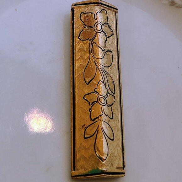 Antique Taille d'épargne Art Deco Unsigned Coro Ornate Fur Clip - Picture 7 of 7